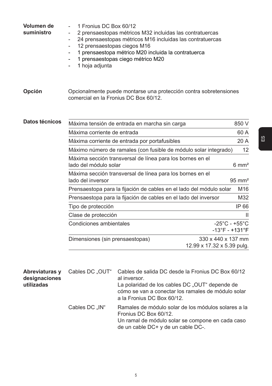 Fronius DC Box 60/12 User Manual | Page 97 / 135