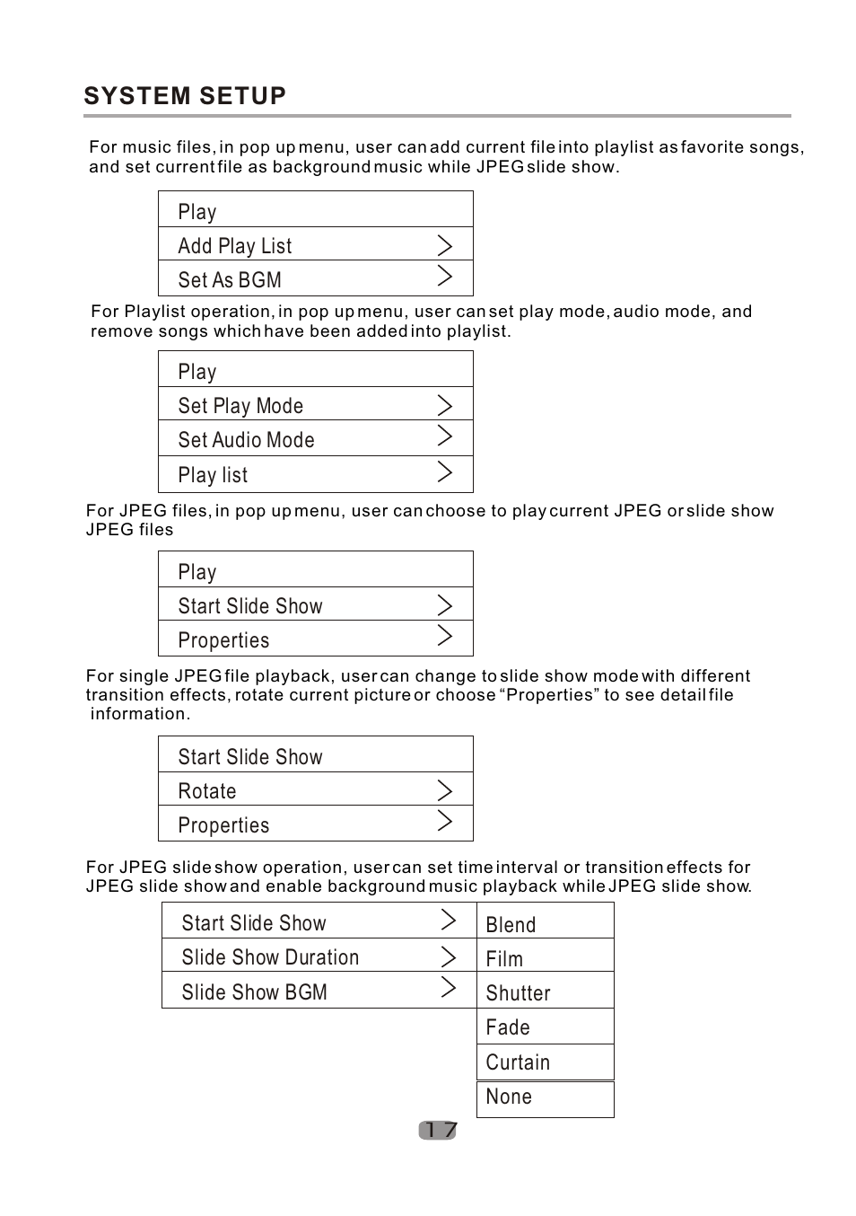 Т³гж 18, System setup | Curtis DVD1100 User Manual | Page 18 / 20