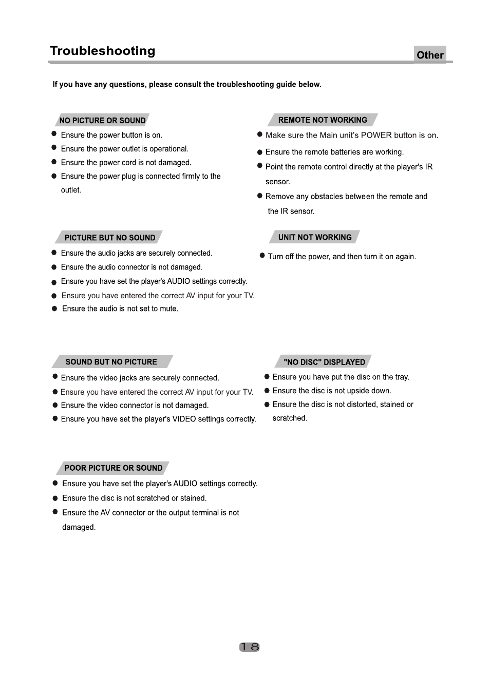 Т³гж 19 | Curtis DVD1100 User Manual | Page 19 / 20