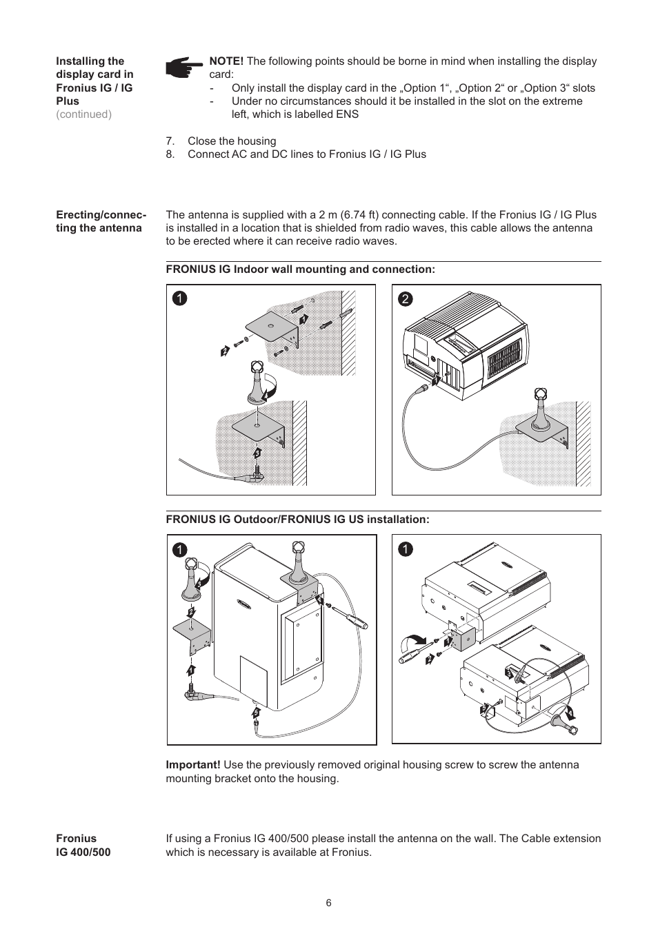Fronius Personal Display User Manual | Page 10 / 100