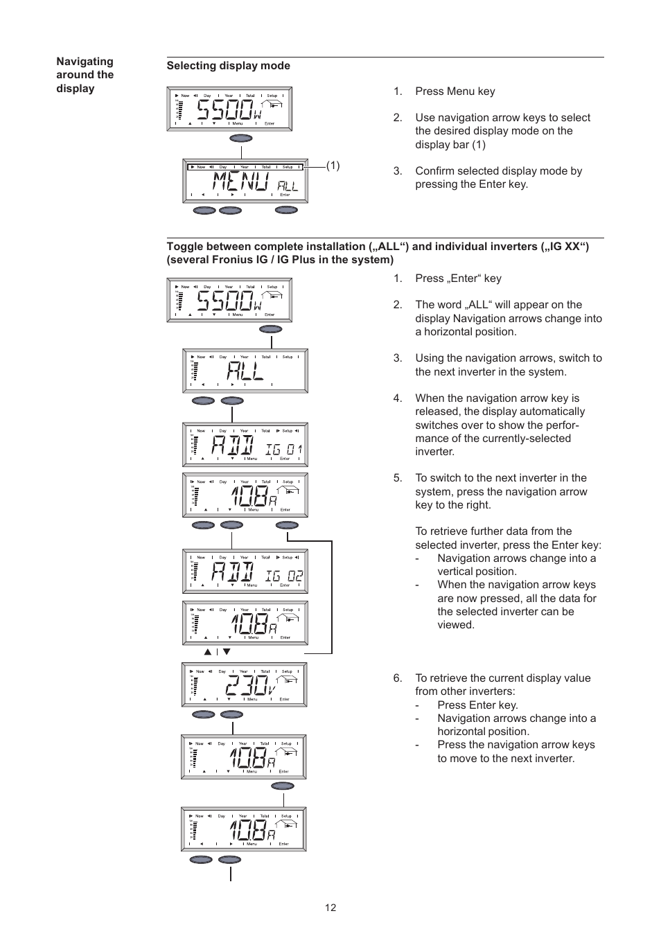 Fronius Personal Display User Manual | Page 16 / 100