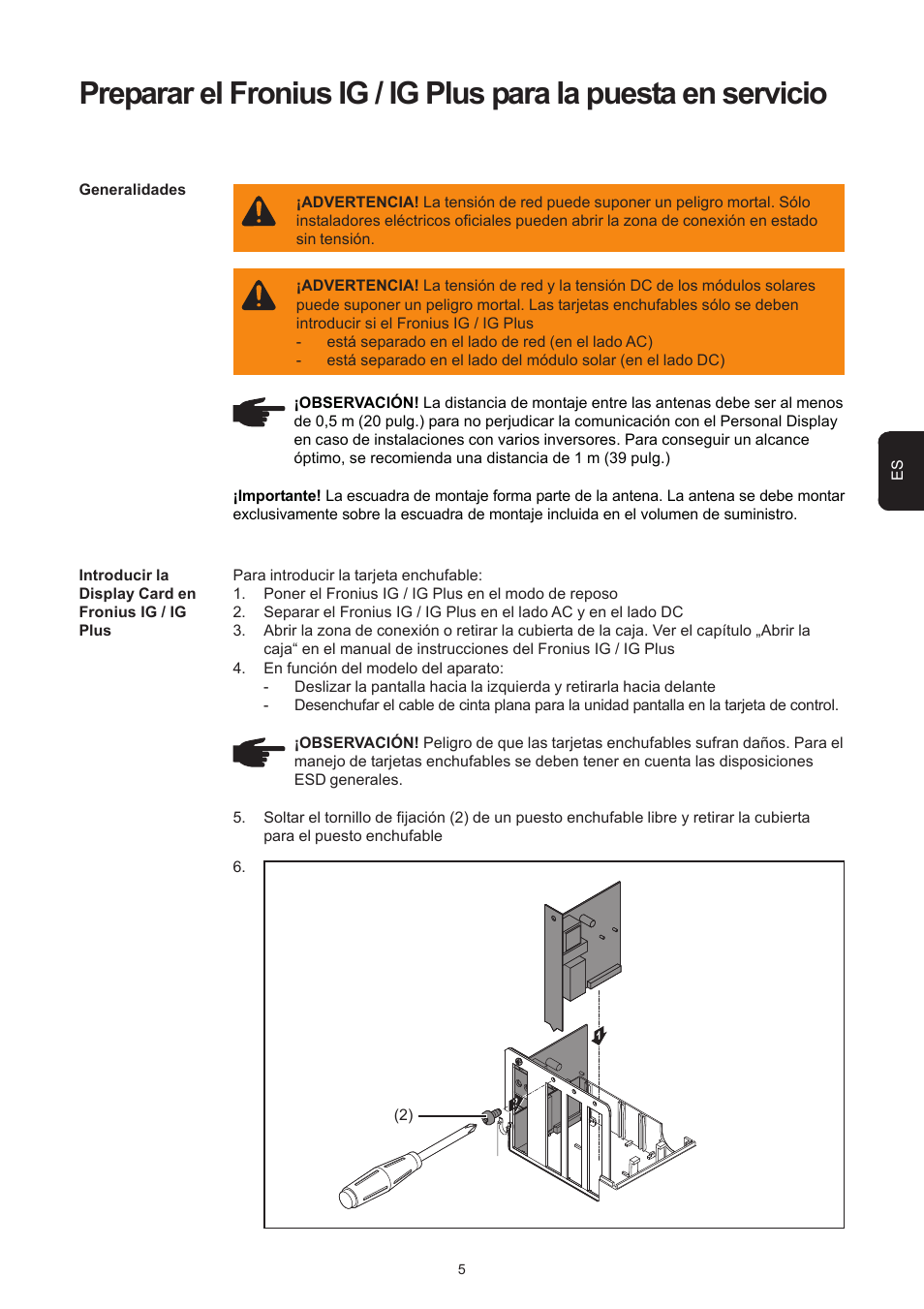 Fronius Personal Display User Manual | Page 33 / 100