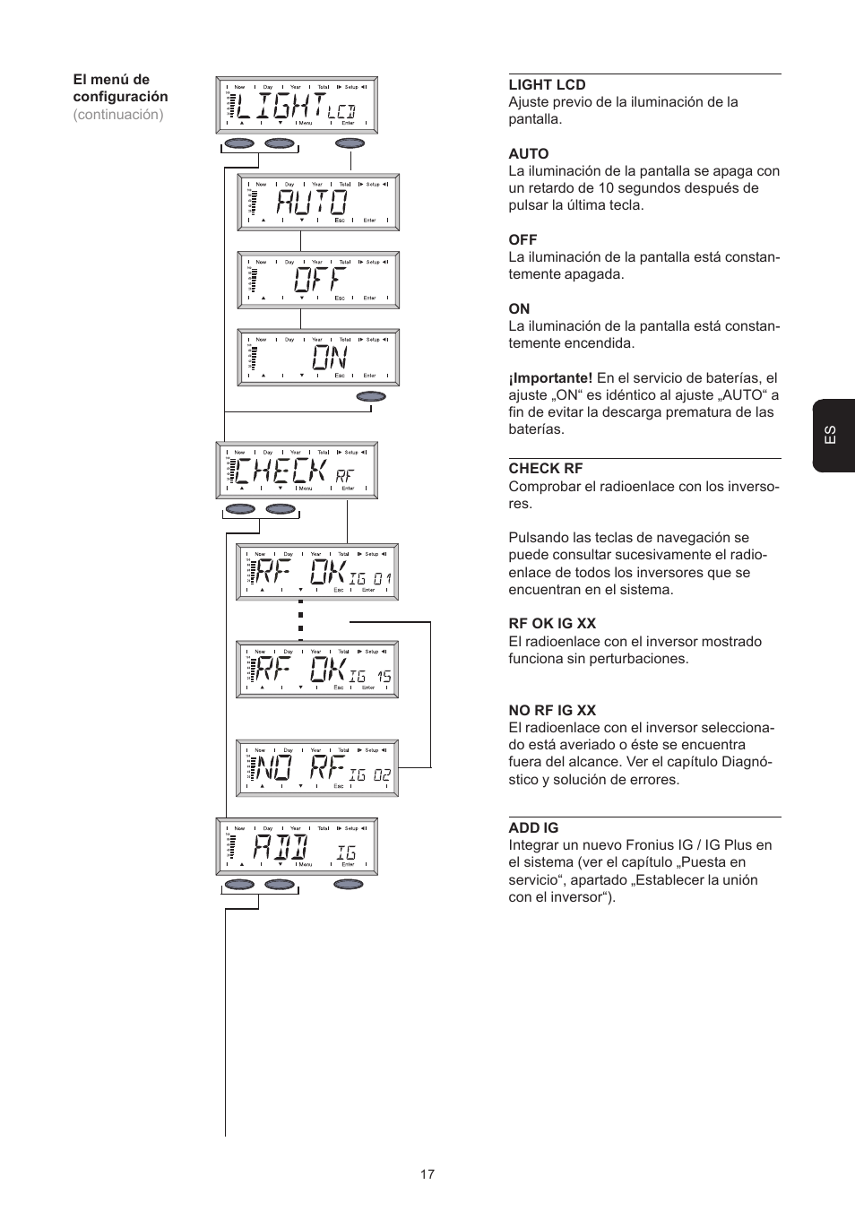 Fronius Personal Display User Manual | Page 45 / 100