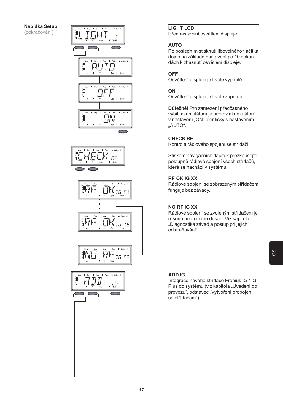 Fronius Personal Display User Manual | Page 69 / 100