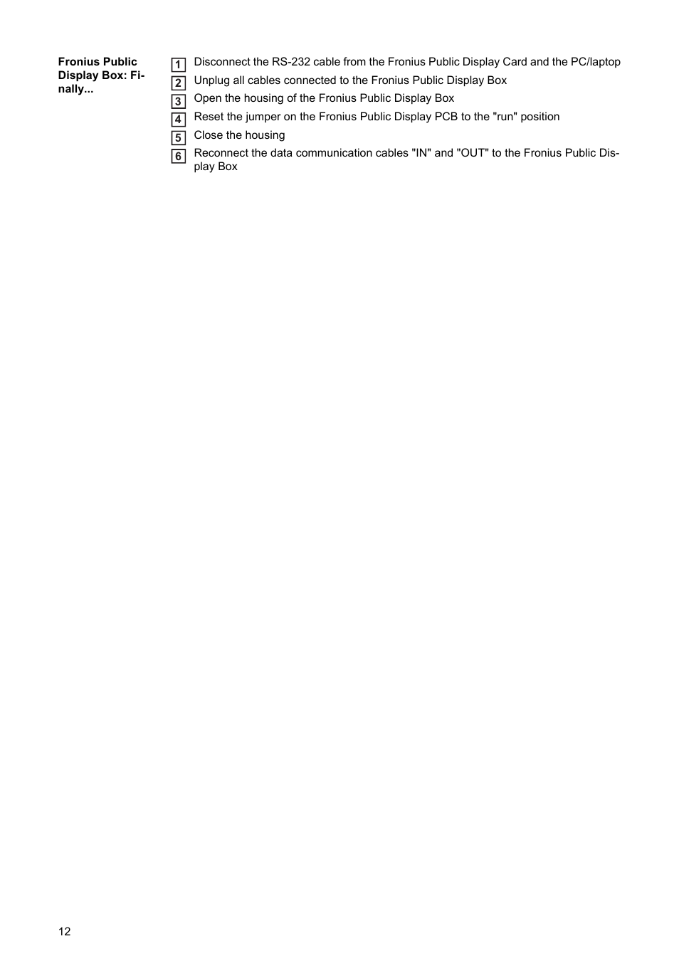 Fronius Public Display Update User Manual | Page 14 / 38