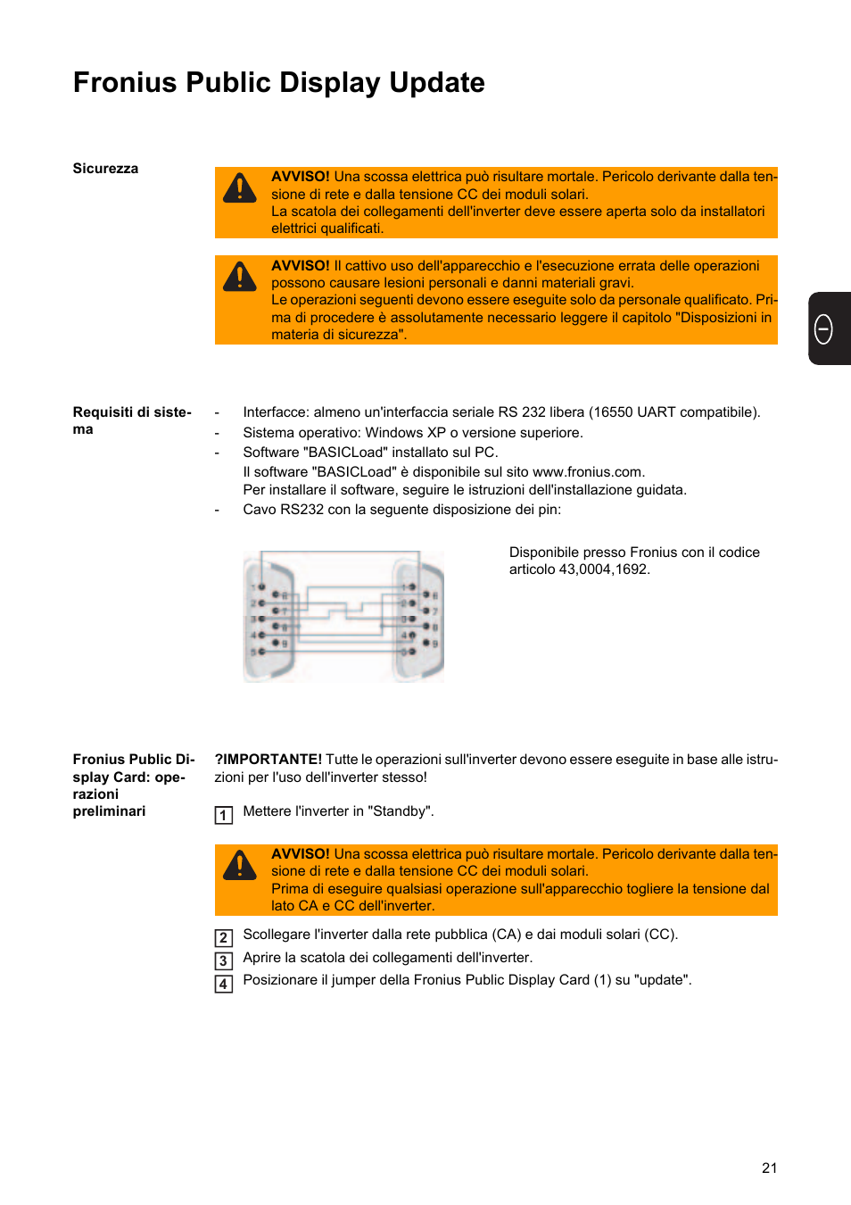 Fronius public display update | Fronius Public Display Update User Manual | Page 23 / 38