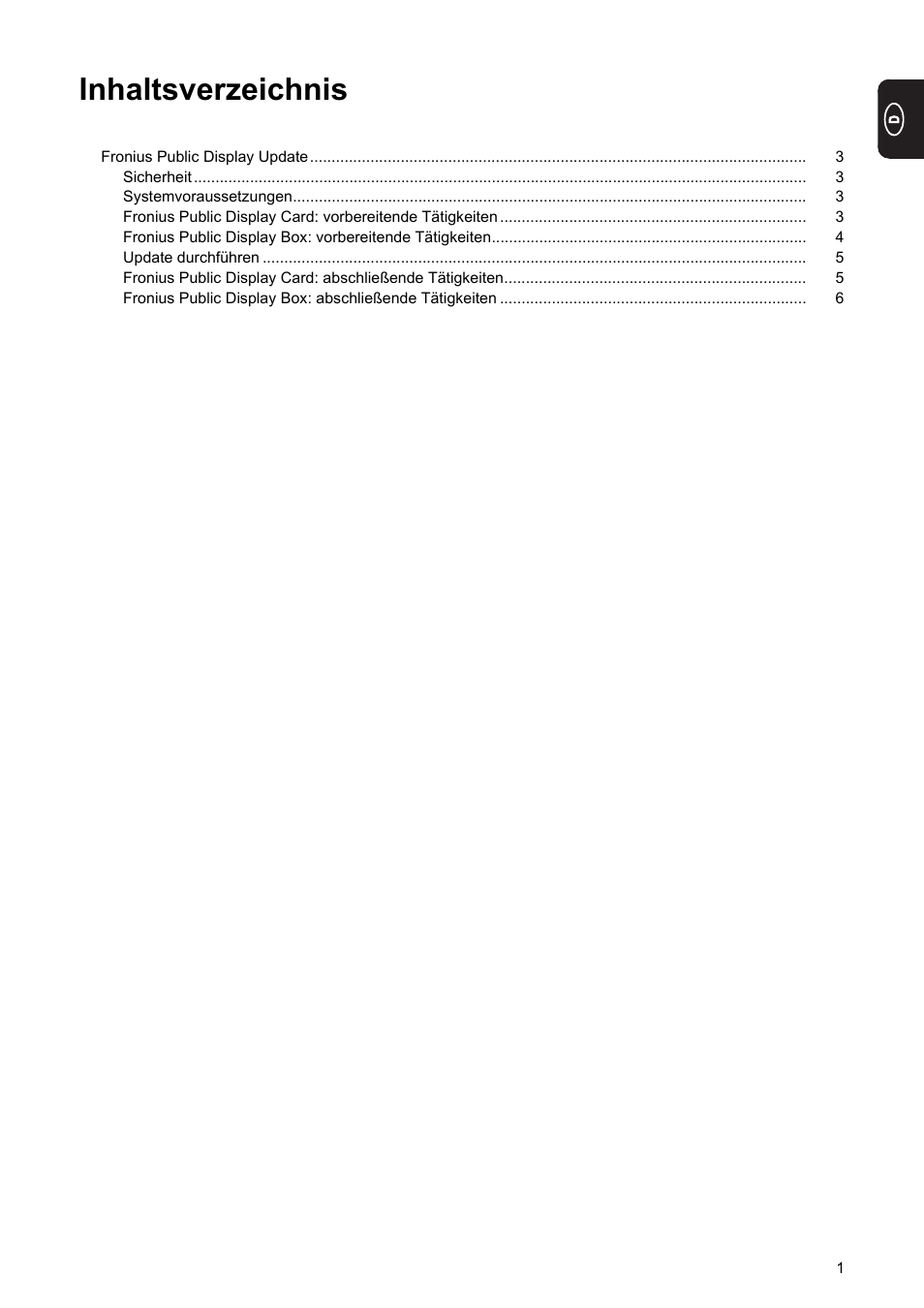 Fronius Public Display Update User Manual | Page 3 / 38