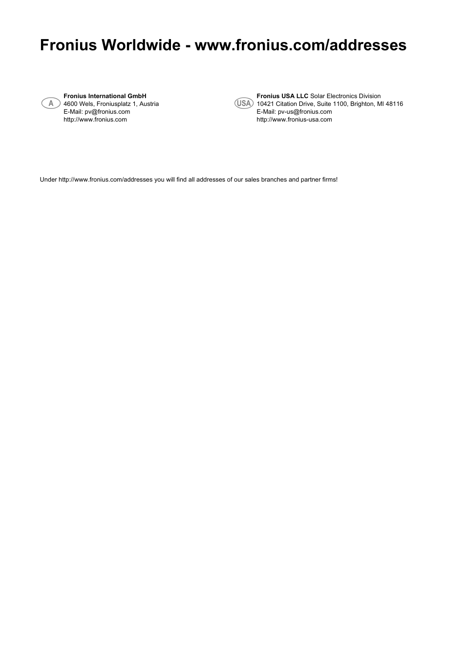 Fronius Public Display Update User Manual | Page 38 / 38