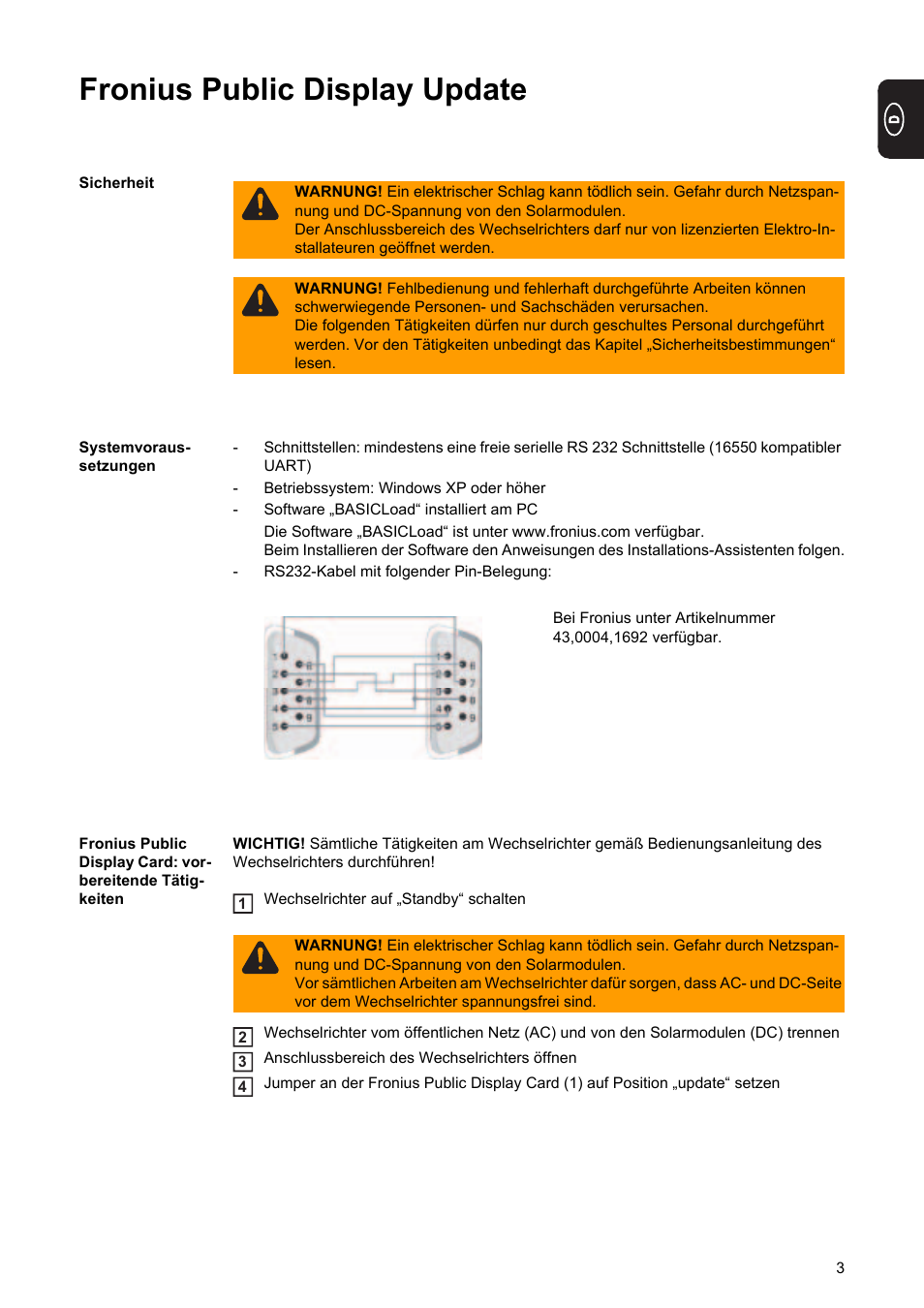 Fronius public display update | Fronius Public Display Update User Manual | Page 5 / 38