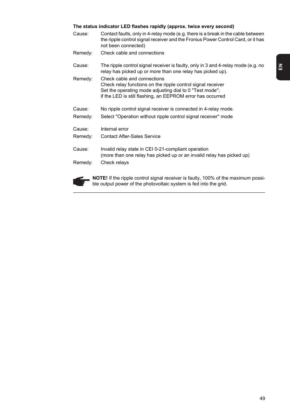 Fronius Power Control Card User Manual | Page 51 / 80