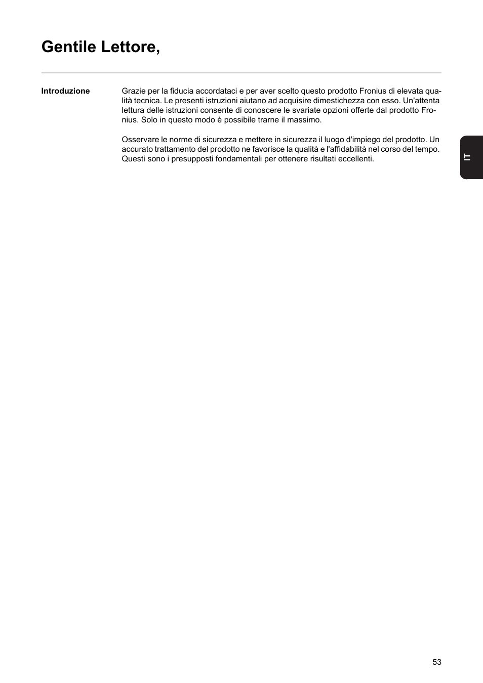 Gentile lettore | Fronius Power Control Card User Manual | Page 55 / 80