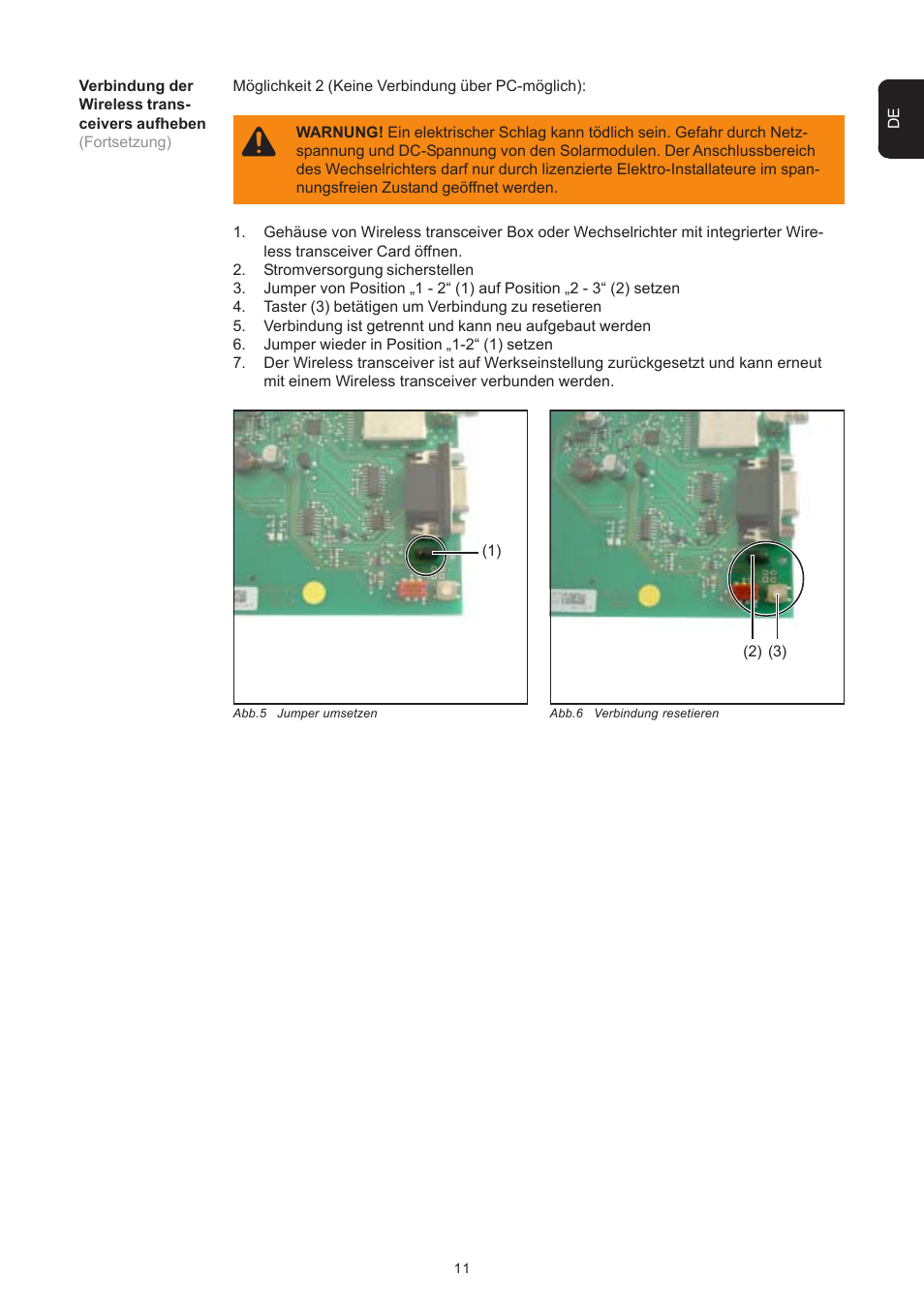 Fronius Transceiver Card User Manual | Page 13 / 63