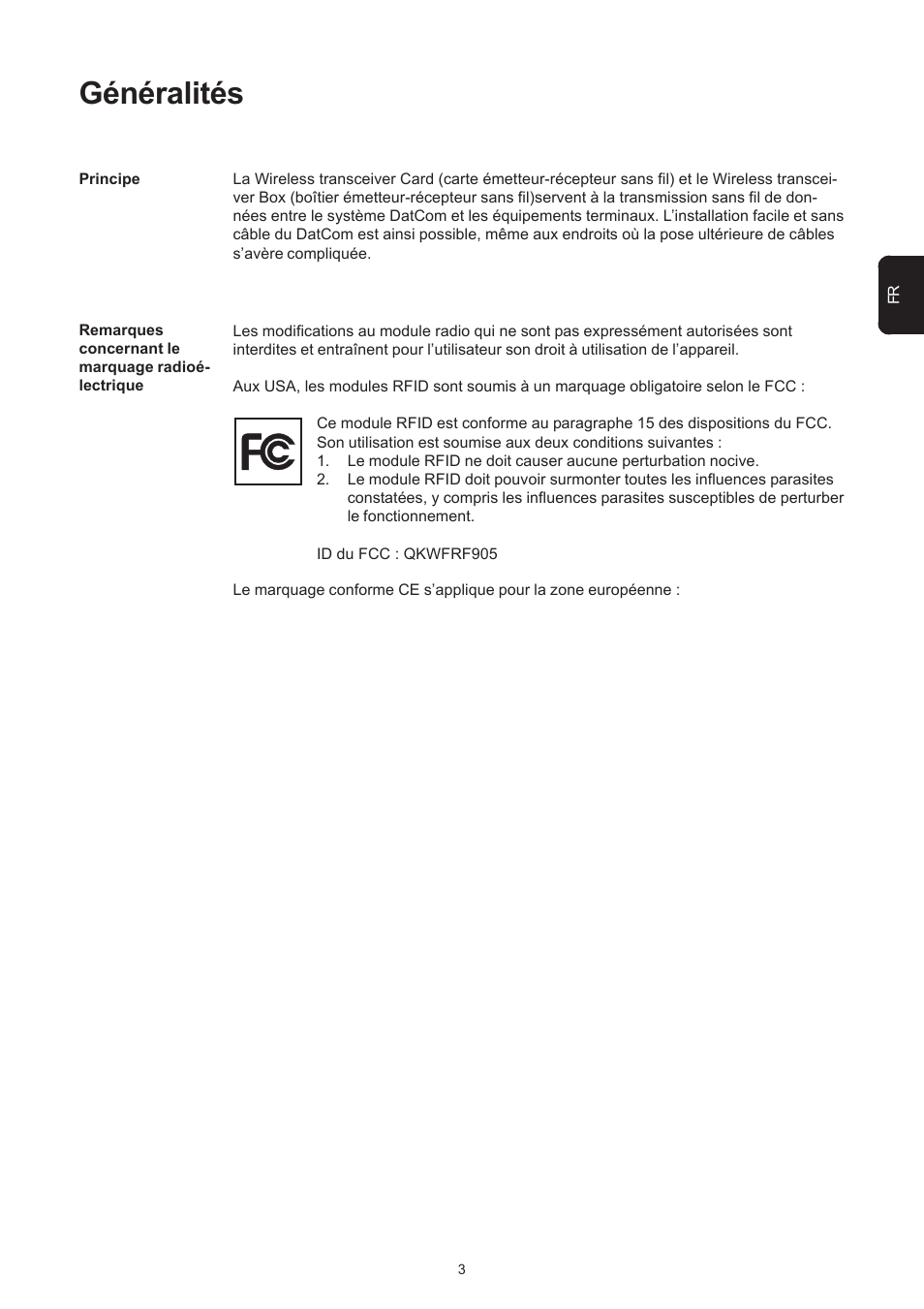 Généralités | Fronius Transceiver Card User Manual | Page 29 / 63