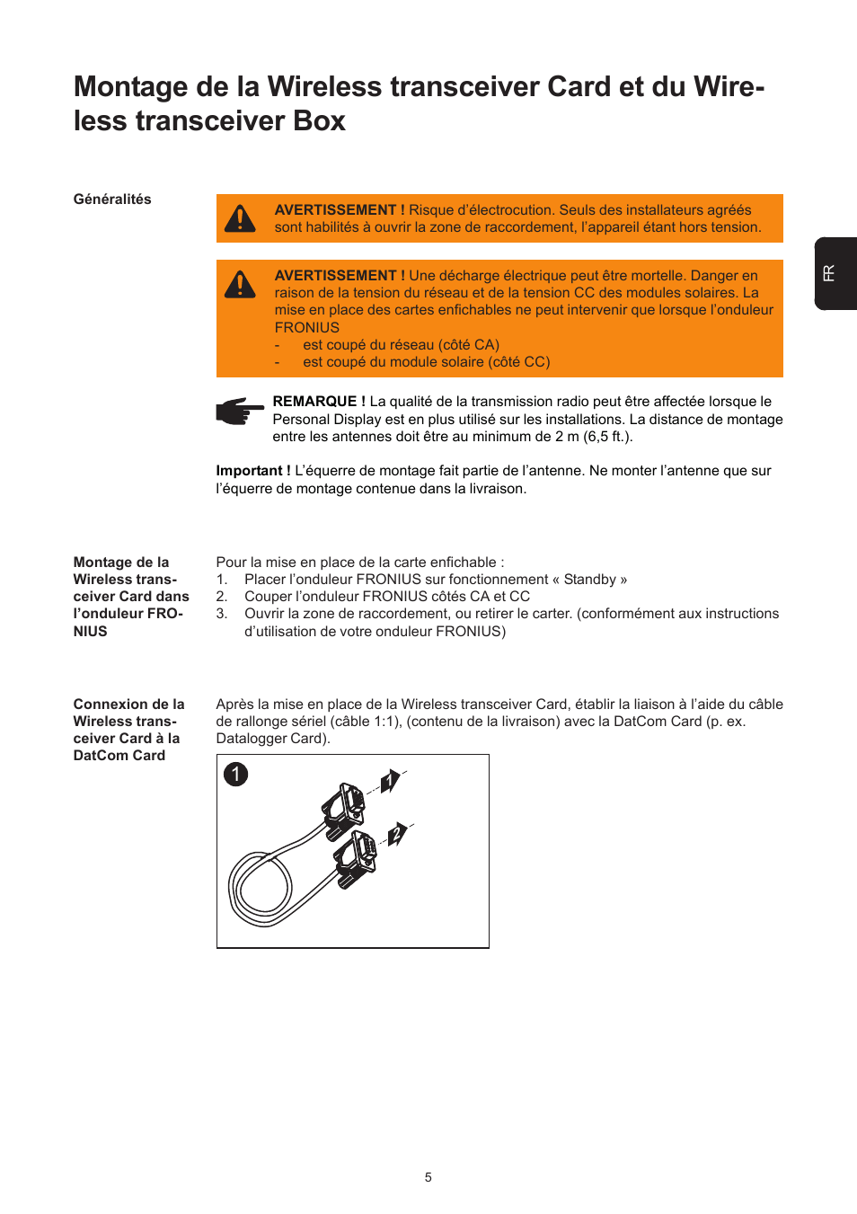 Fronius Transceiver Card User Manual | Page 31 / 63