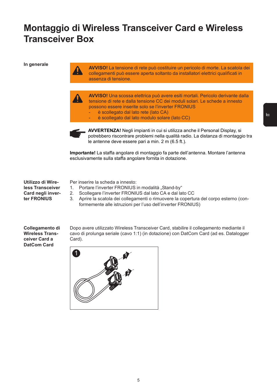 Fronius Transceiver Card User Manual | Page 43 / 63