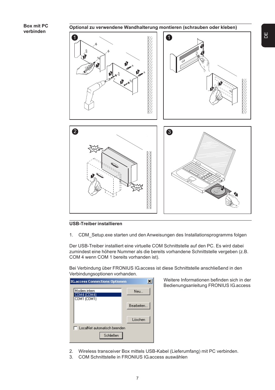 Fronius Transceiver Card User Manual | Page 9 / 63