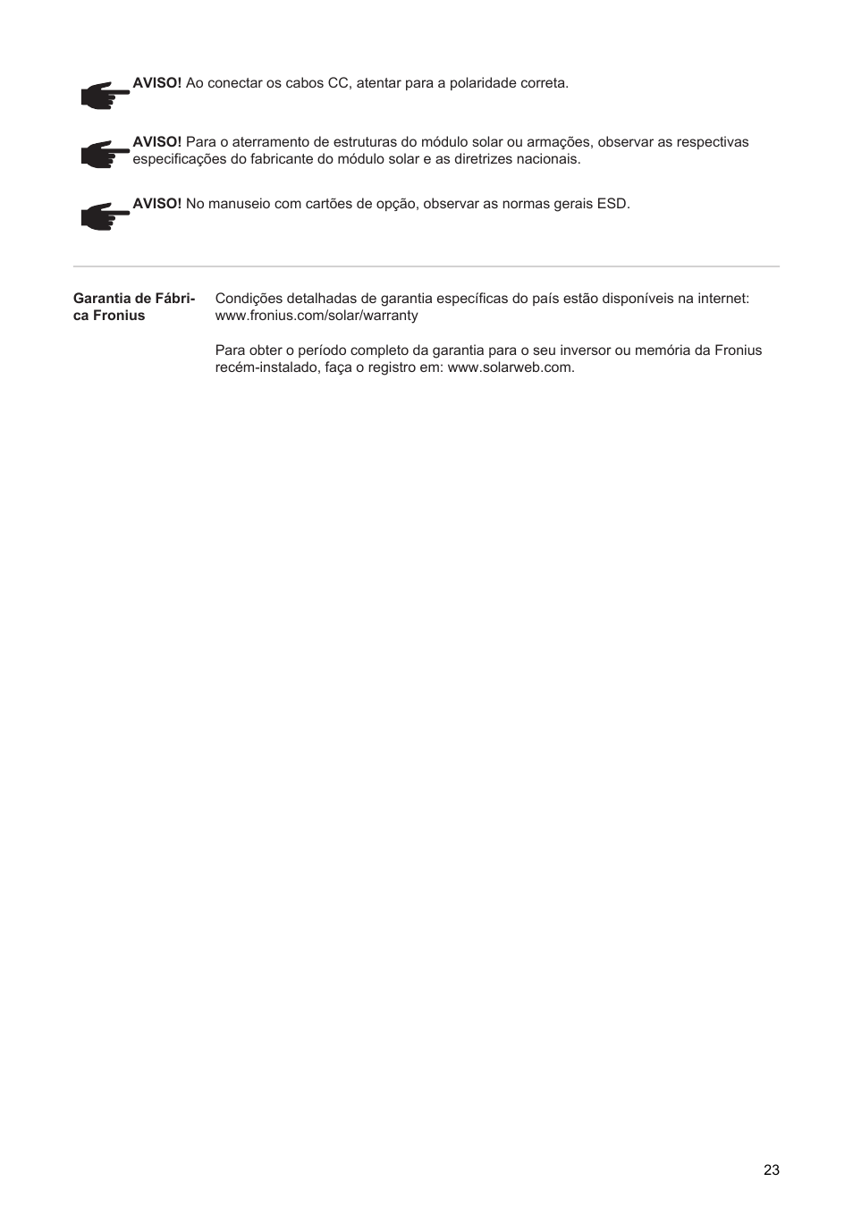 Fronius Primo Installation User Manual | Page 25 / 48