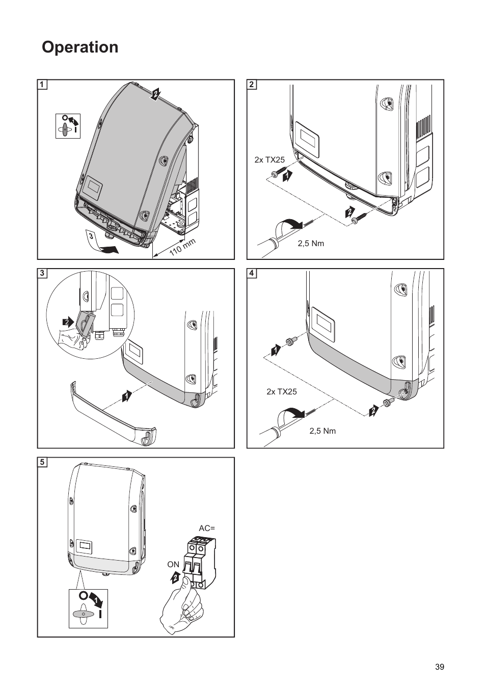Operation | Fronius Primo Installation User Manual | Page 41 / 48