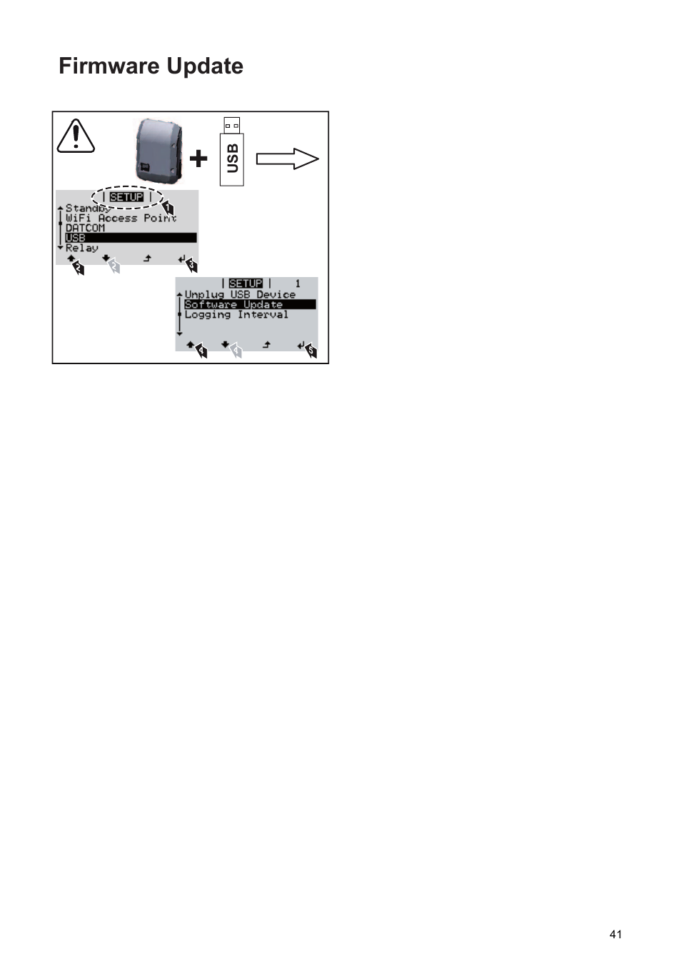 Firmware update | Fronius Primo Installation User Manual | Page 43 / 48