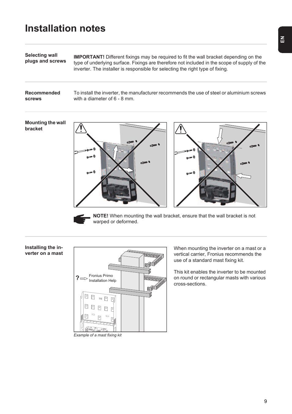 Fronius Primo (Online) User Manual | Page 11 / 30