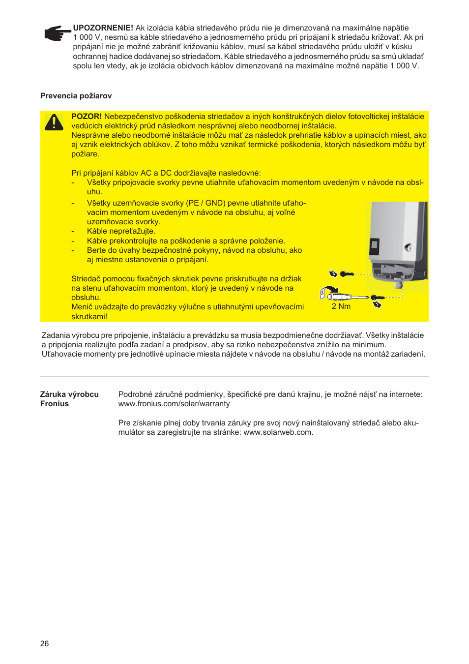 Fronius Symo Installation User Manual | Page 28 / 60