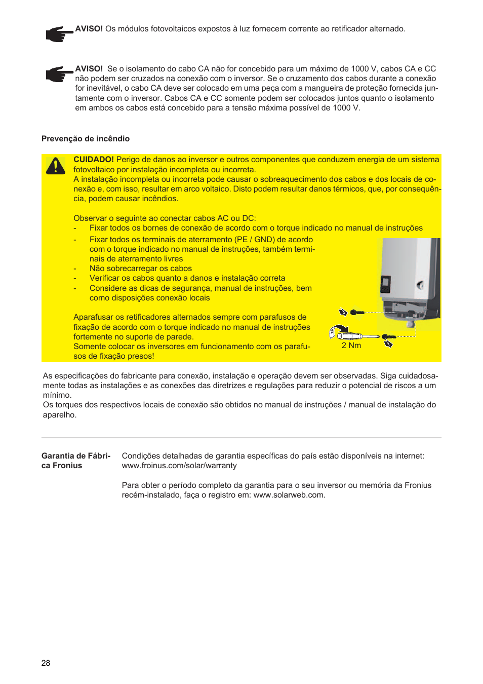 Fronius Symo Installation User Manual | Page 30 / 60