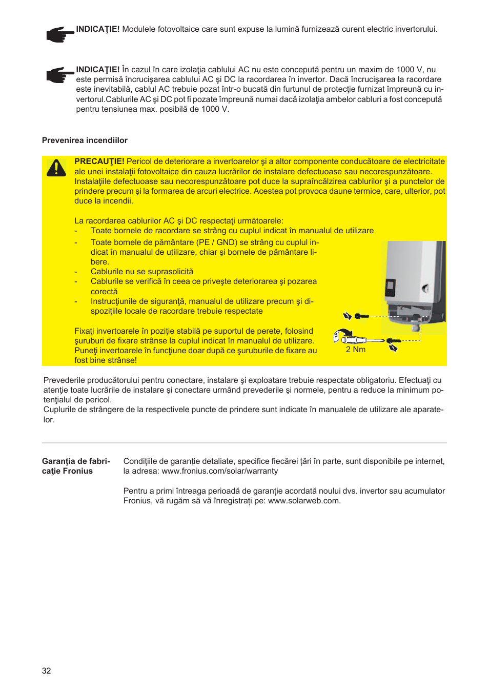 Fronius Symo Installation User Manual | Page 34 / 60