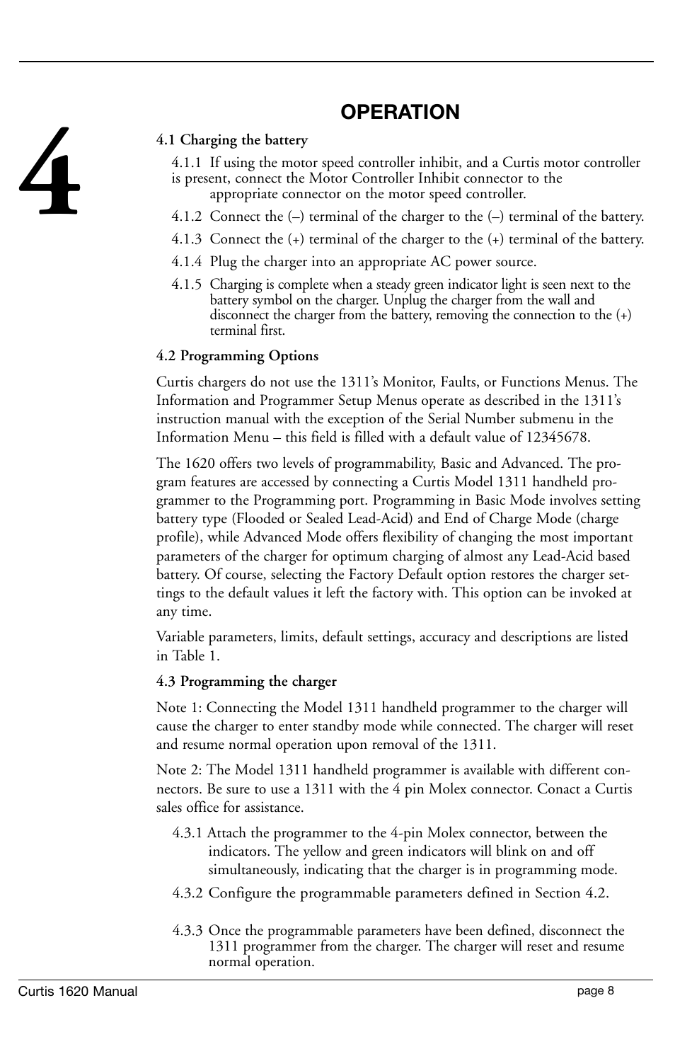 Curtis 1620S User Manual | Page 11 / 16