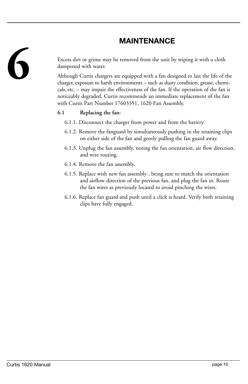 Curtis 1620S User Manual | Page 13 / 16