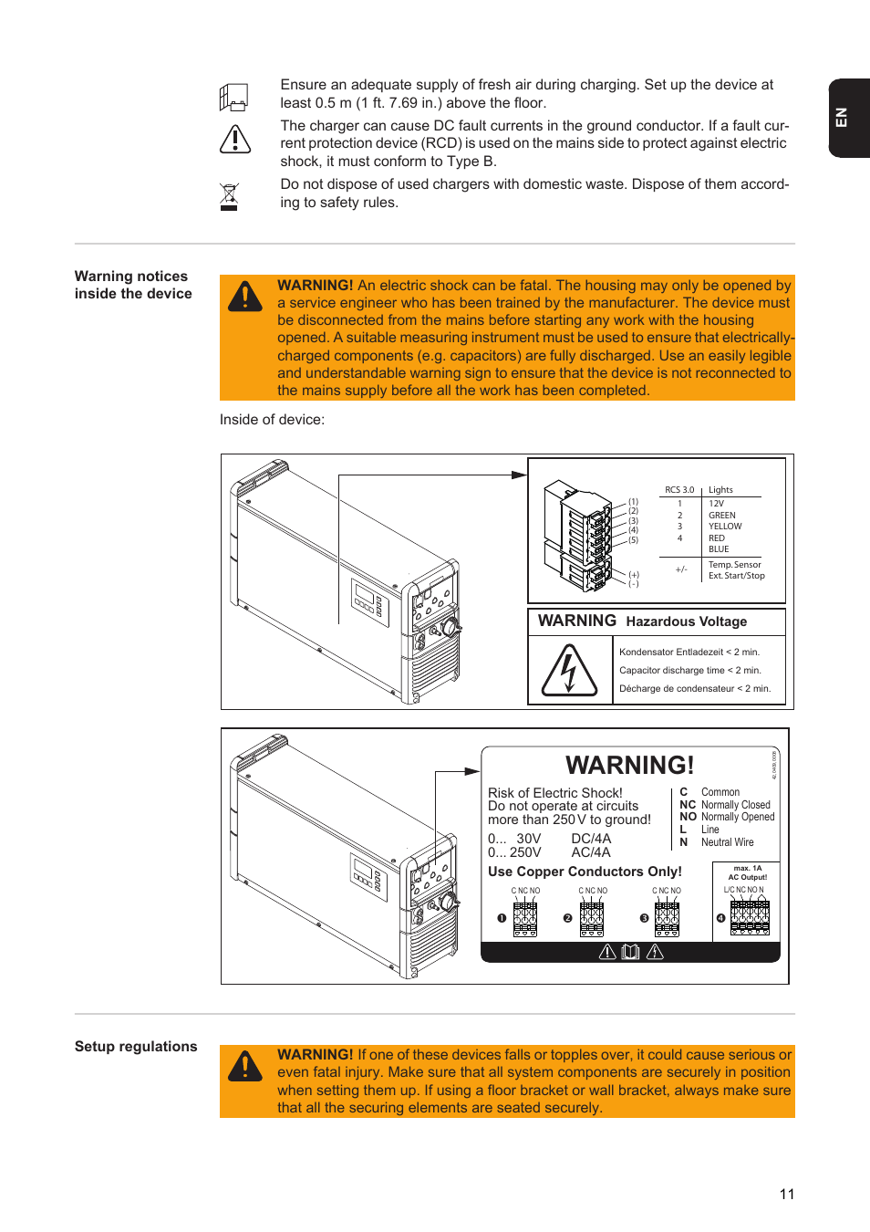 Warning | Fronius Selectiva 8 kW User Manual | Page 13 / 48