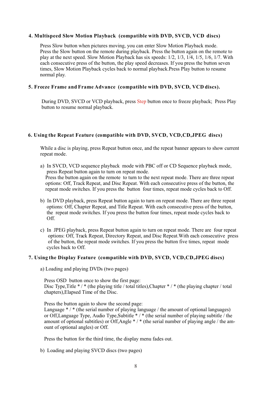 Т³гж 10 | Curtis DVD 1084 User Manual | Page 10 / 26