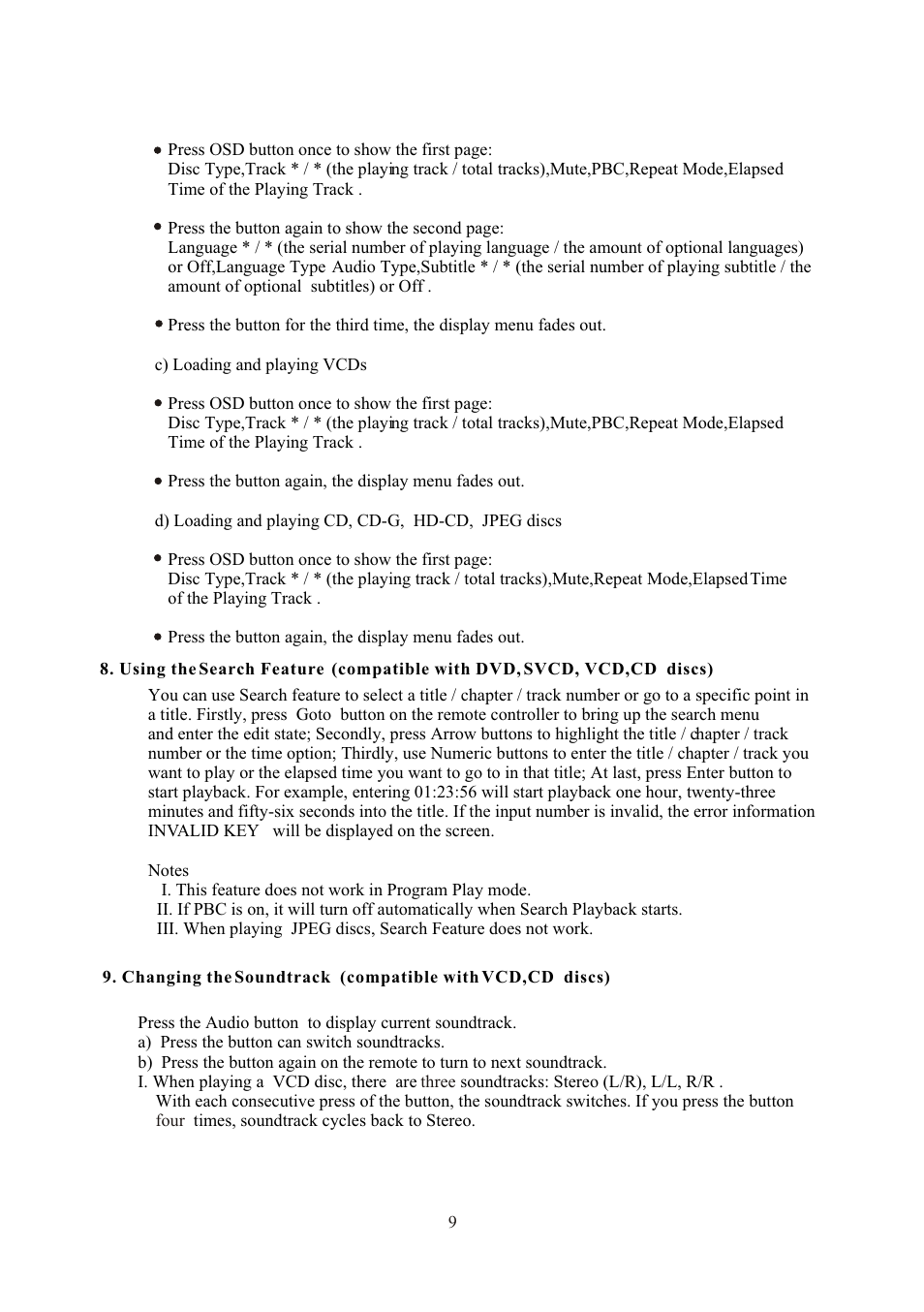 Т³гж 11 | Curtis DVD 1084 User Manual | Page 11 / 26