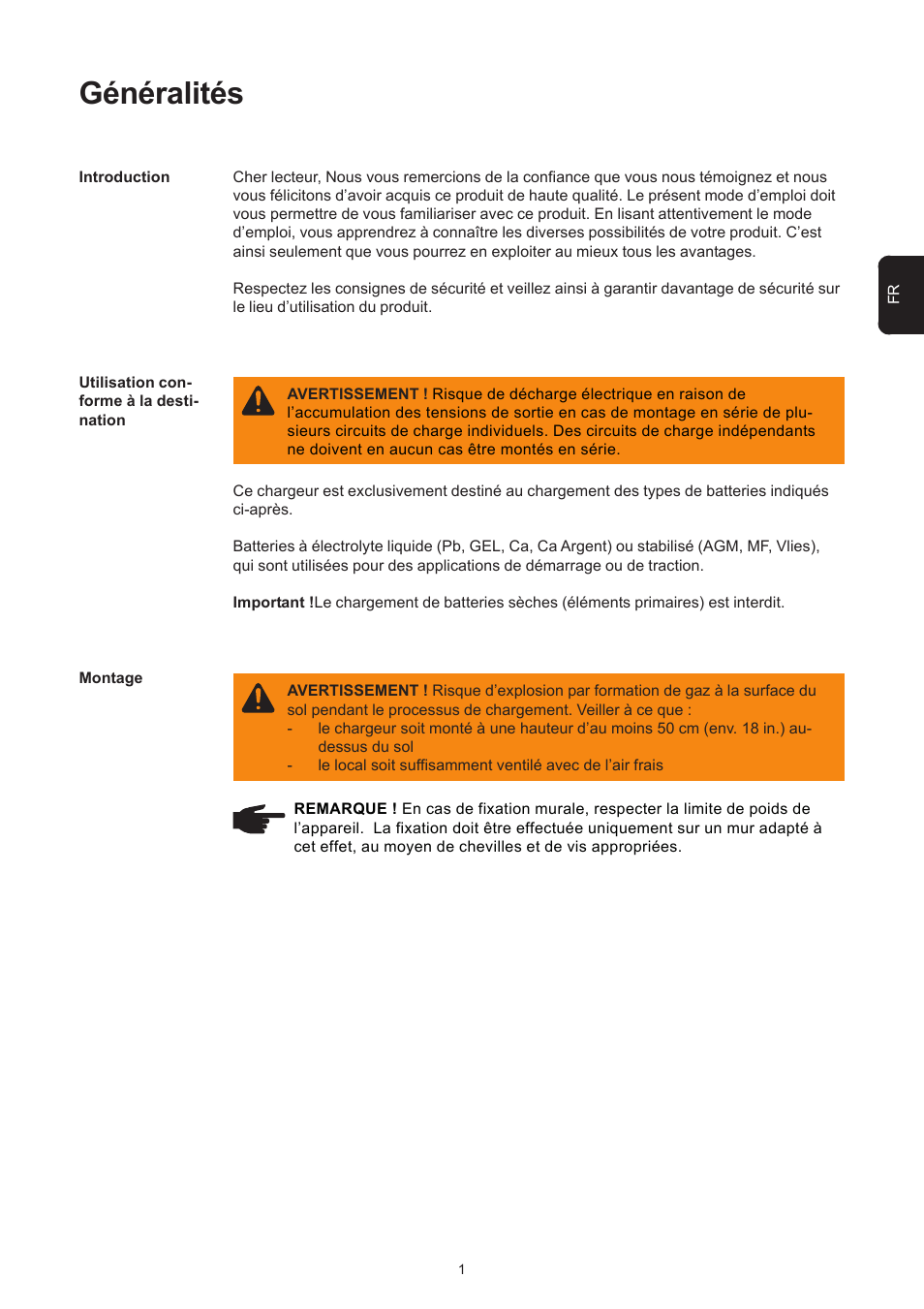 Généralités | Fronius Acctiva Easy MC 04 User Manual | Page 39 / 105