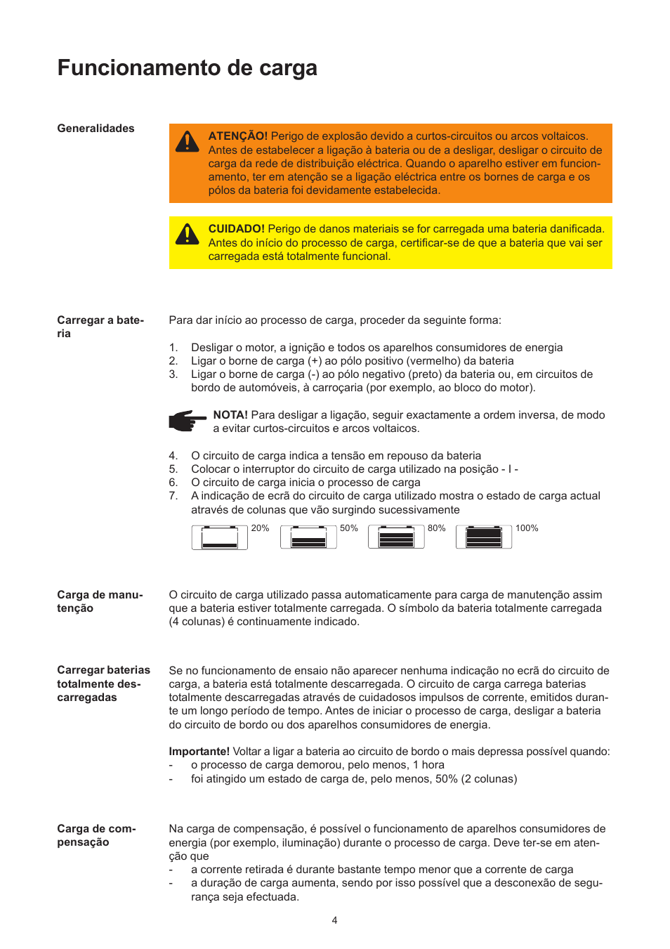 Funcionamento de carga | Fronius Acctiva Easy MC 04 User Manual | Page 78 / 105