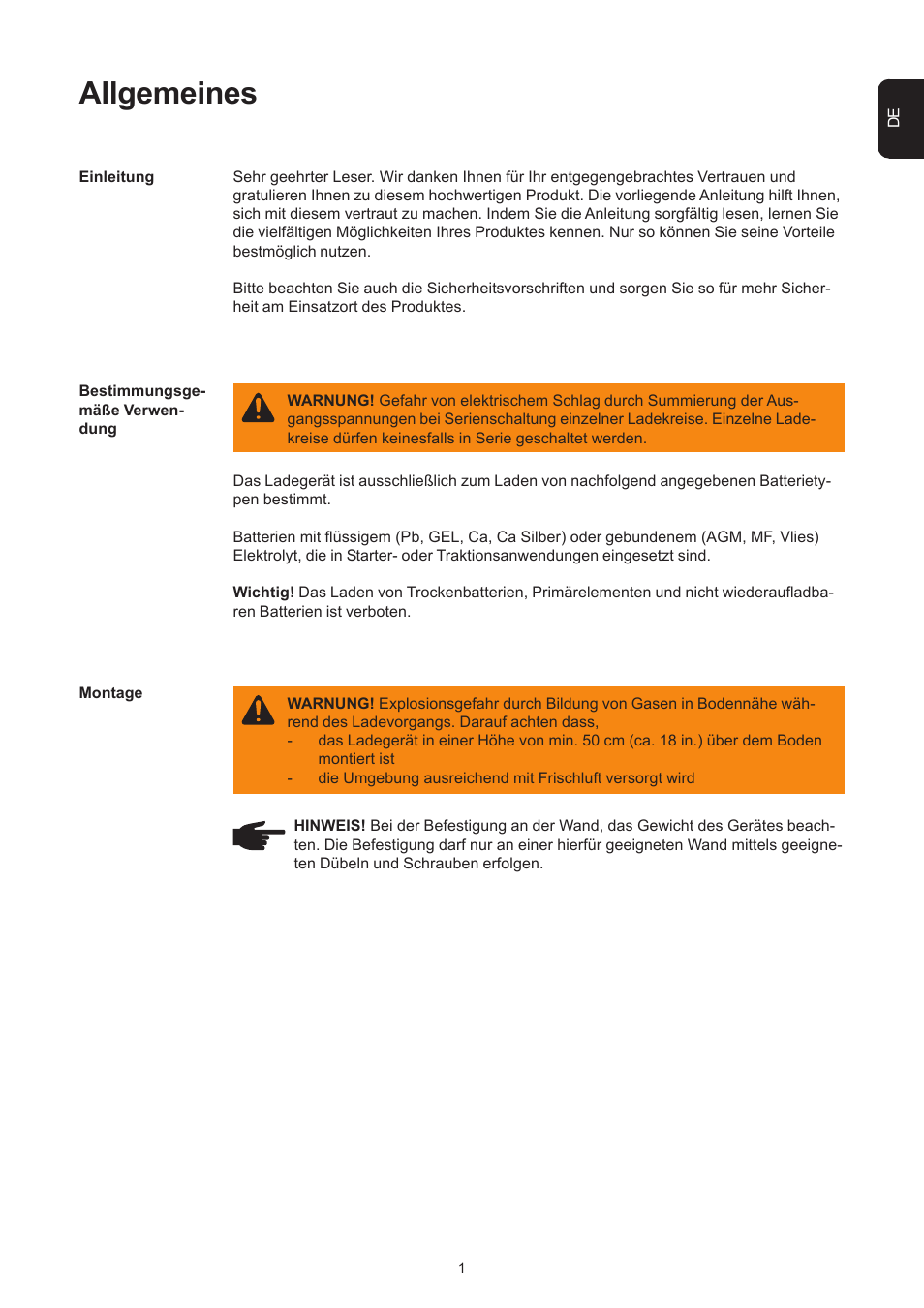 Allgemeines | Fronius Acctiva Easy MC 04 User Manual | Page 9 / 105