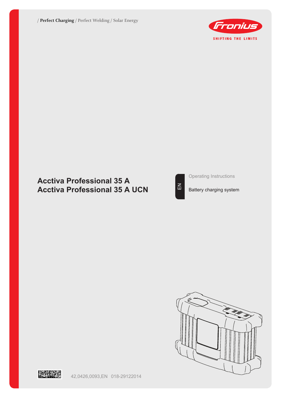 Fronius Acctiva Professional 35A User Manual | 48 pages