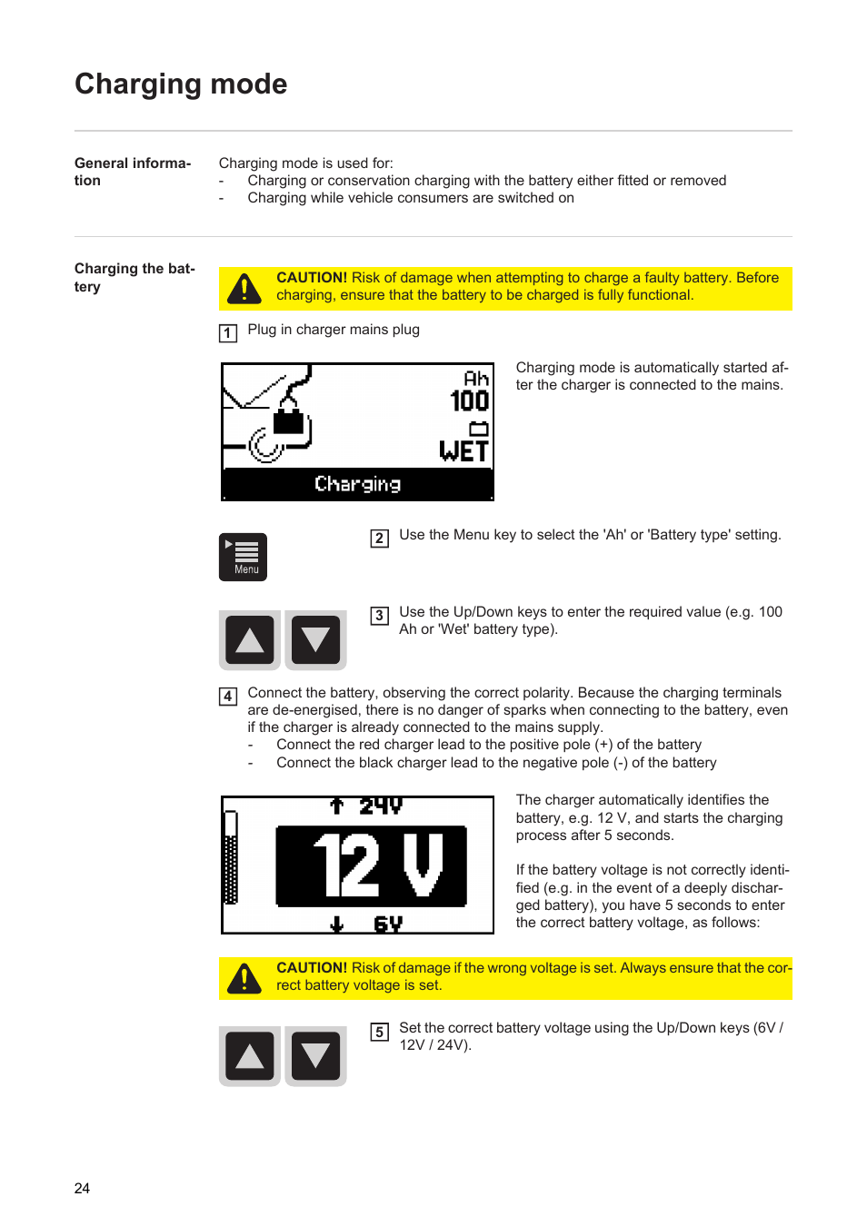 Charging mode | Fronius Acctiva Professional 35A User Manual | Page 26 / 48