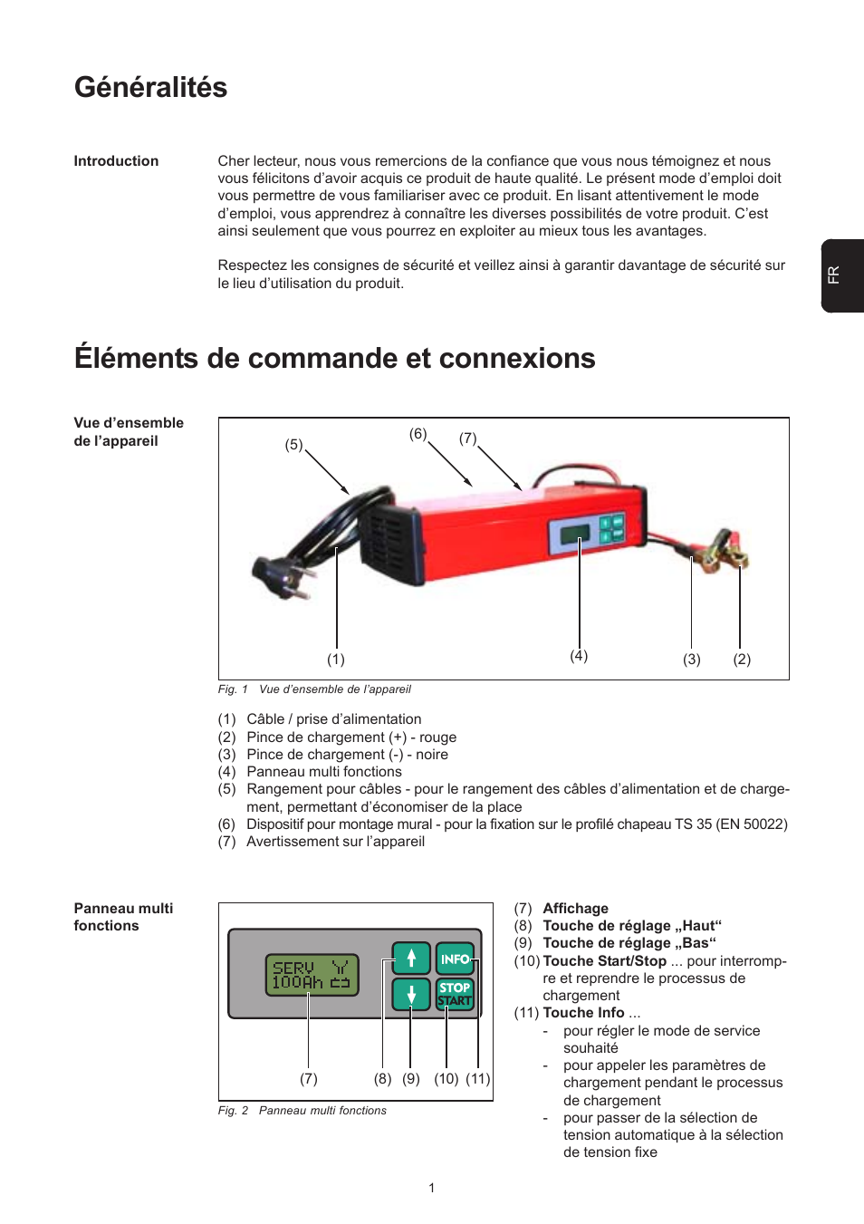 Généralités, Éléments de commande et connexions | Fronius Acctiva Professional 42 User Manual | Page 37 / 60