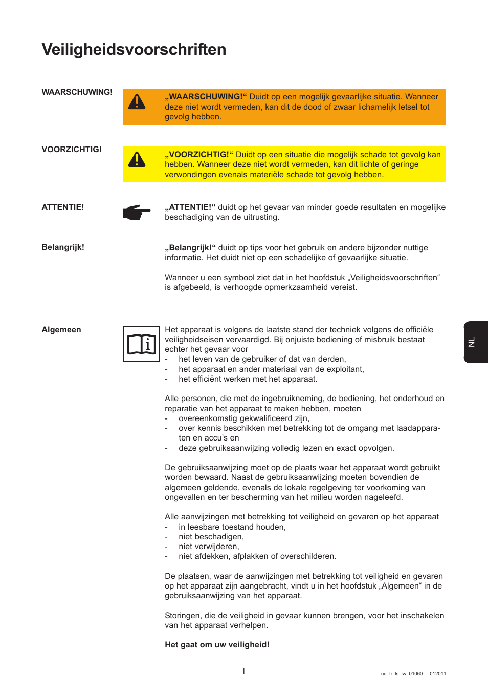 Nederlands, Veiligheidsvoorschriften | Fronius Acctiva Professional 42 User Manual | Page 45 / 60