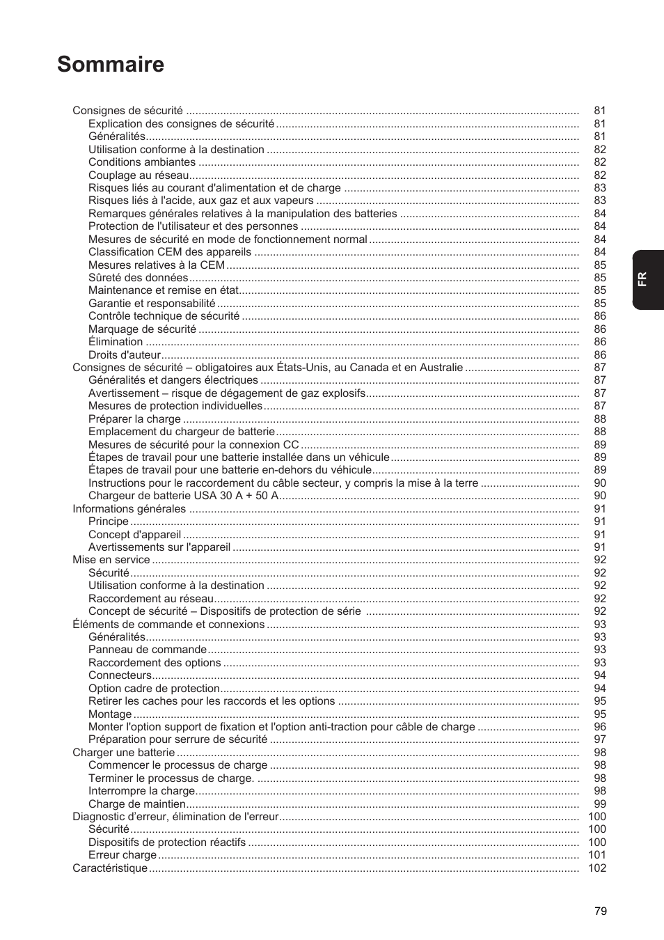 Sommaire | Fronius Acctiva Seller User Manual | Page 81 / 188