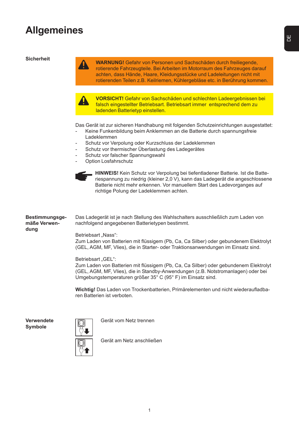 Allgemeines | Fronius Acctiva 12-20 User Manual | Page 11 / 76