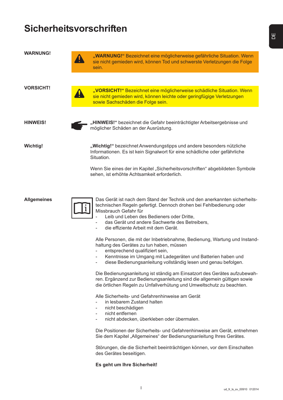 Deutsch, Sicherheitsvorschriften | Fronius Acctiva 12-20 User Manual | Page 5 / 76