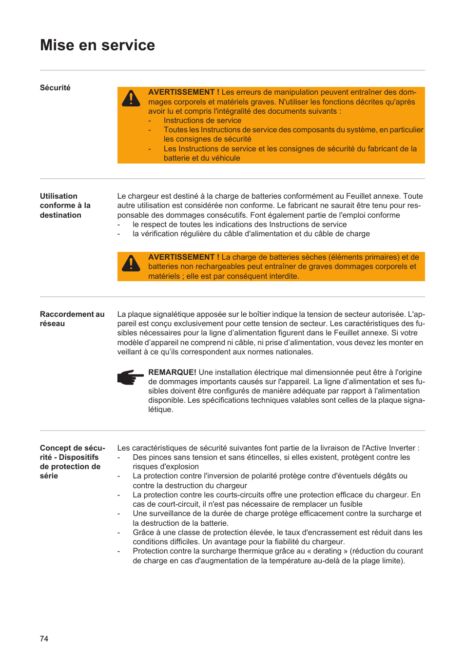 Mise en service | Fronius Acctiva Twin 15A User Manual | Page 76 / 122