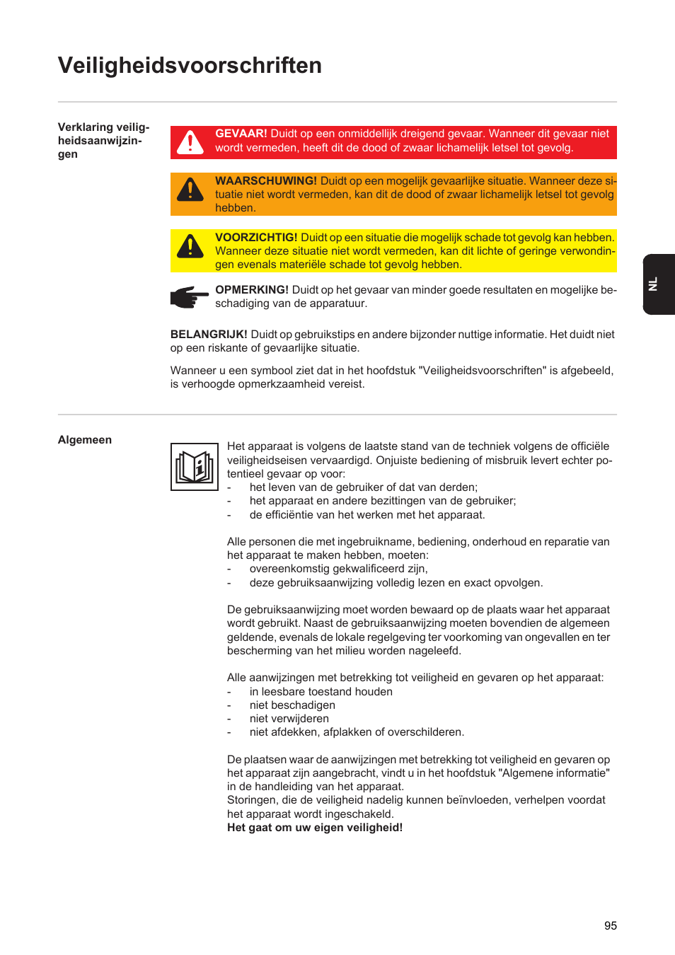 Veiligheidsvoorschriften | Fronius Acctiva Twin 15A User Manual | Page 97 / 122