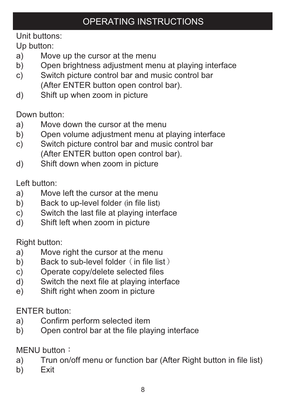 Curtis DPF712 User Manual | Page 9 / 21