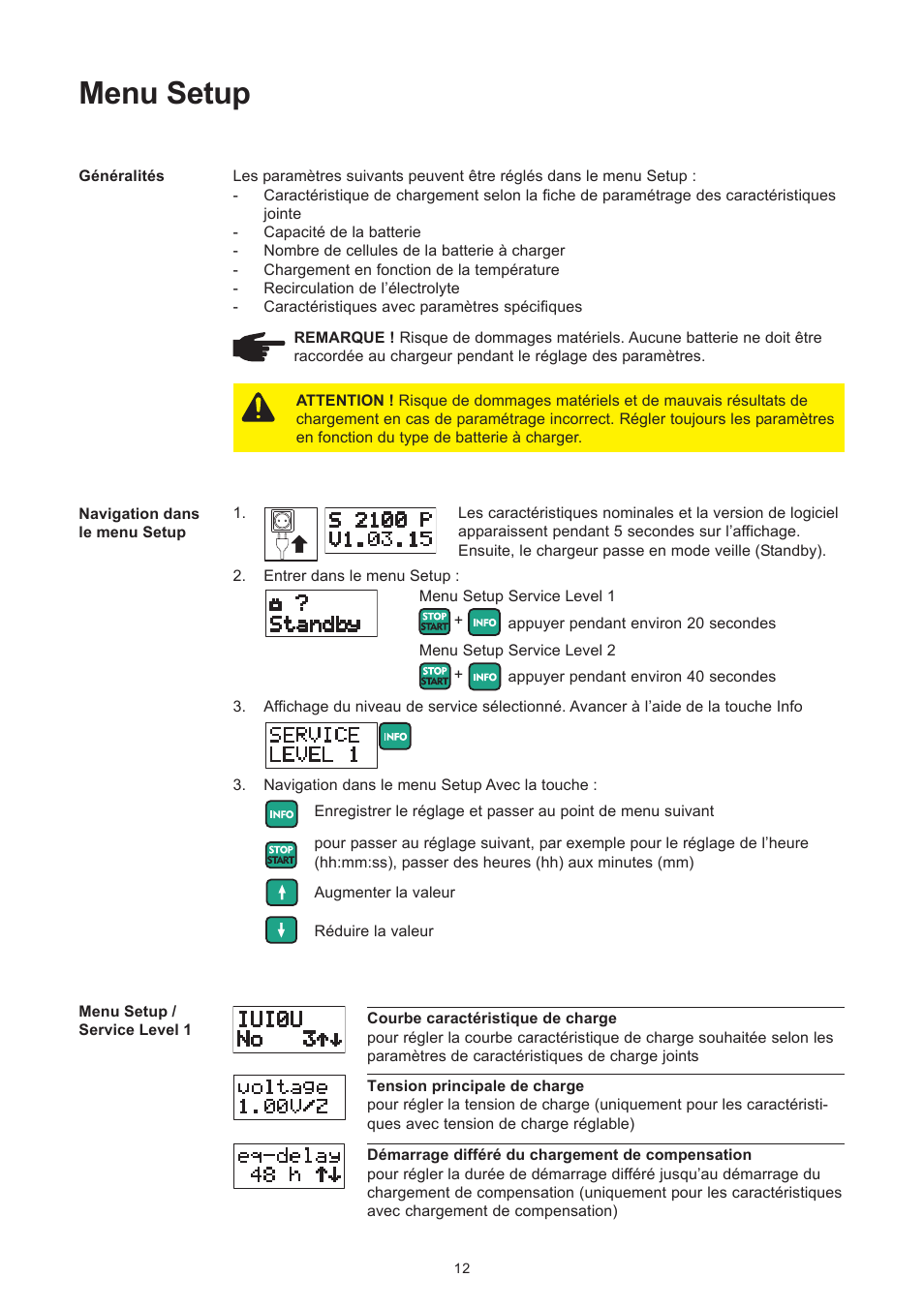 Menu setup | Fronius Selectiva Plus (one-phase) User Manual | Page 64 / 96