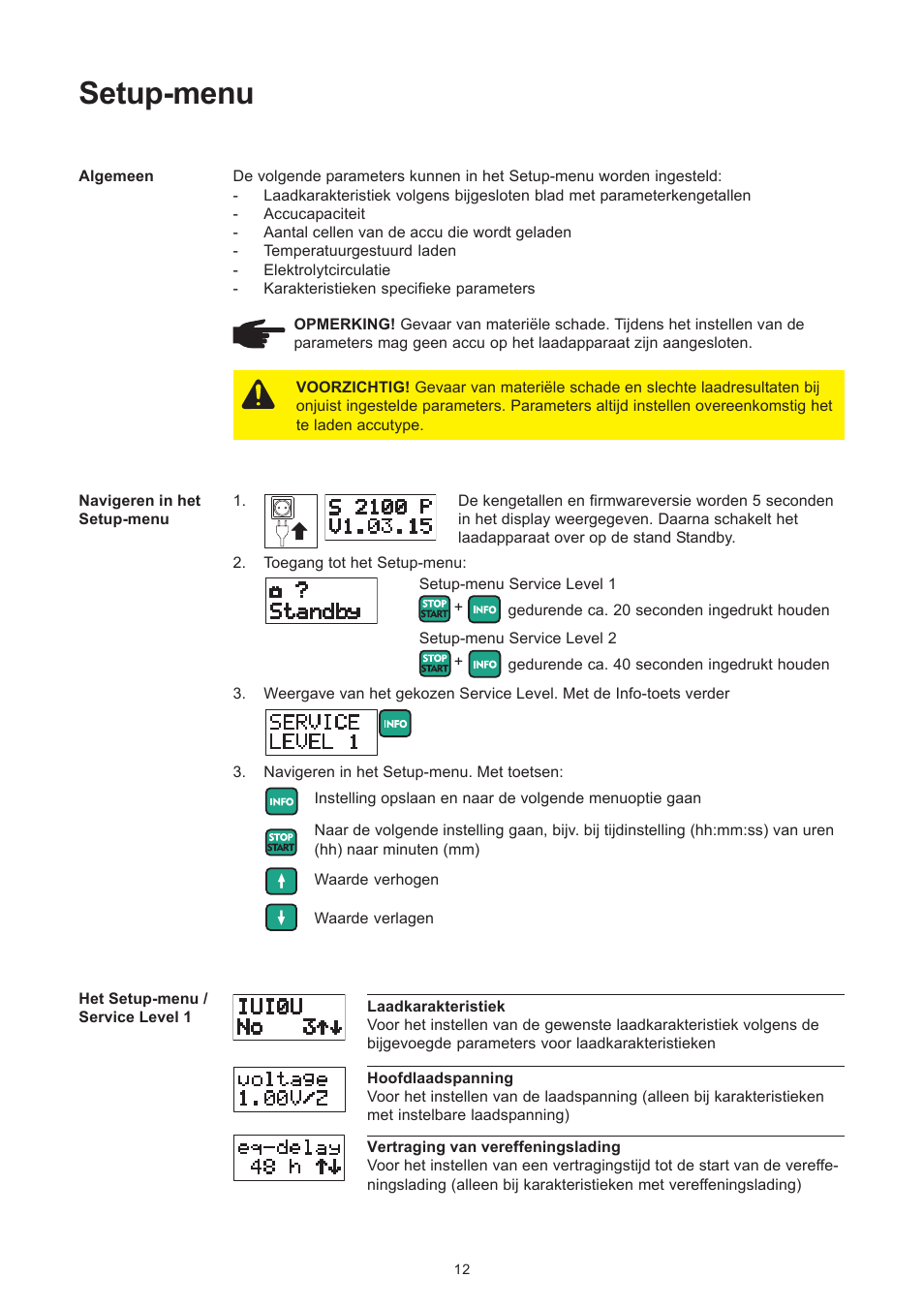 Setup-menu | Fronius Selectiva Plus (one-phase) User Manual | Page 86 / 96