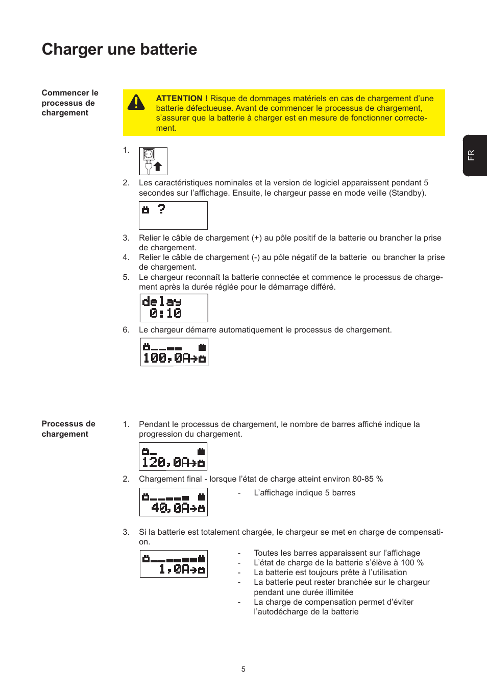 Charger une batterie | Fronius Selectiva Plus (three-phase) User Manual | Page 57 / 96