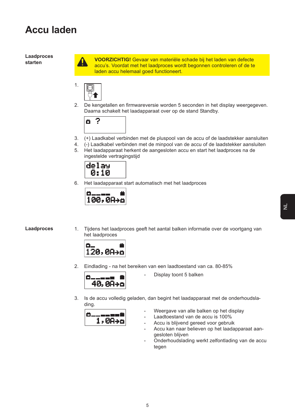 Accu laden | Fronius Selectiva Plus (three-phase) User Manual | Page 79 / 96