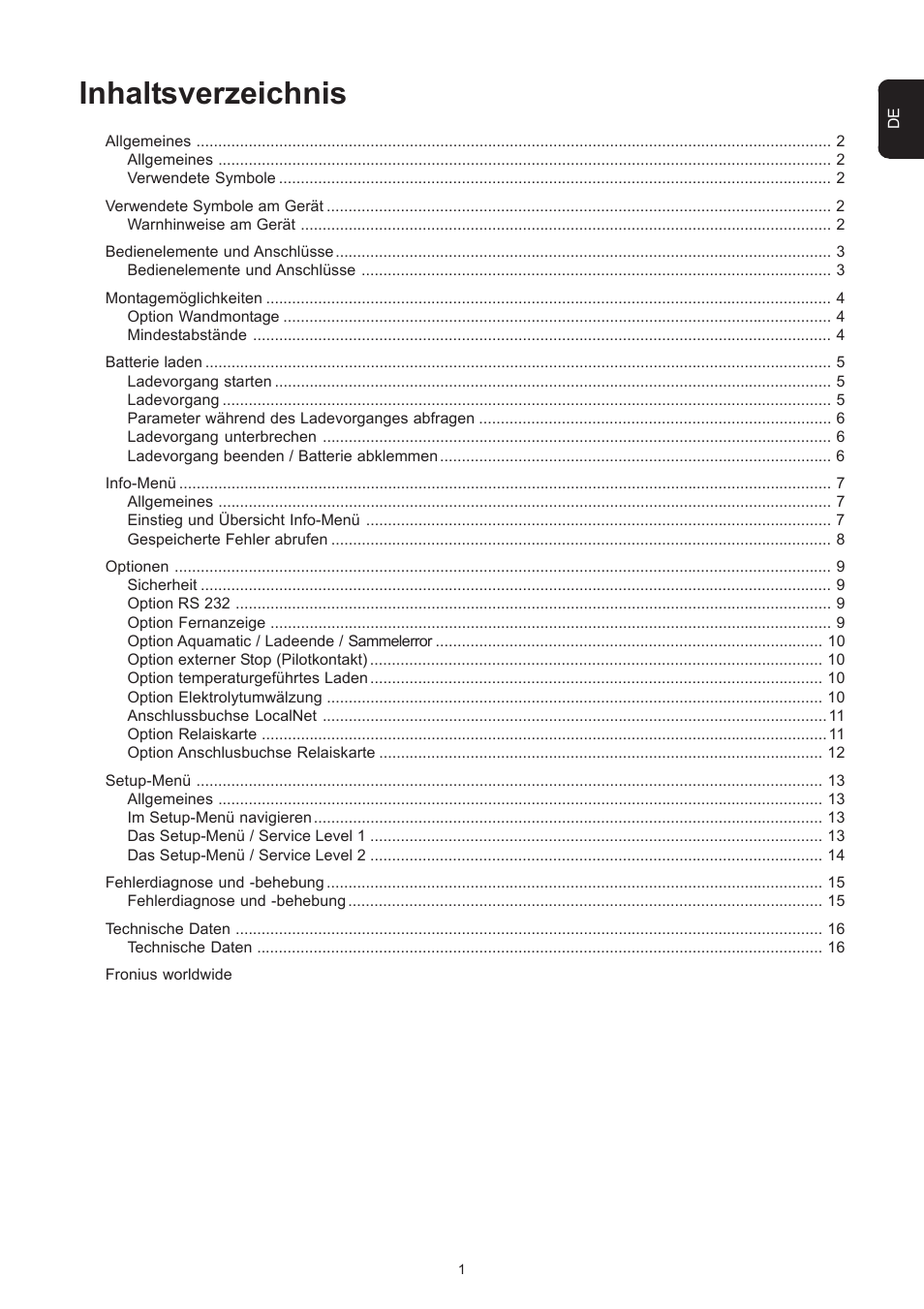 Fronius Selectiva Plus (three-phase) User Manual | Page 9 / 96